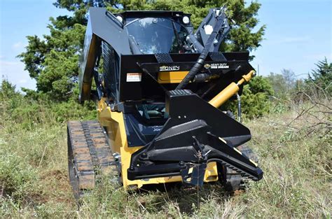 skid steer wood cutting attachments|skid steer mounted tree shear.